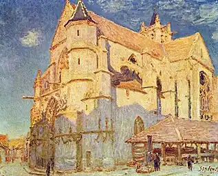 L'Église de Moret, temps de gelée (plein soleil), 1893Musée des beaux-arts de Rouen