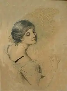 Portrait de la femme de l'artiste (1881).