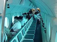 Intérieur d'un Atlantis de la société Atlantis submarines (en) (2008).