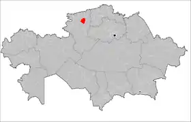 Localisation de District d'Altynsarin