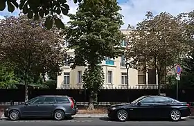 Vue de la mission diplomatique