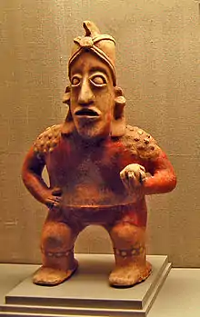 Joueur de balle. Figurine de la culture des tombes à puits de style Ameca.