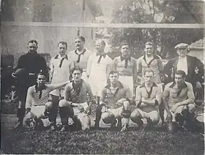 Photo d'une équipe de football