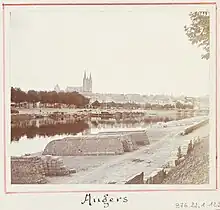 Vue depuis le quai Monge (fin 19e&nbsp;siècle - début 20e&nbsp;siècle).