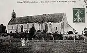 L'église vers 1910.
