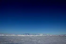 L'île White vue de la barrière de Ross.