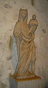 Vierge à l'Enfant, copie de 1930 d'un original du XIIIe&nbsp;siècle.