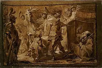 Antoine Sallaert, Alexandre et Diogène, XVIIe&nbsp;siècle.