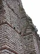 Détail des maçonneries.