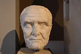 Tête d'un vieil homme (IIIe siècle).