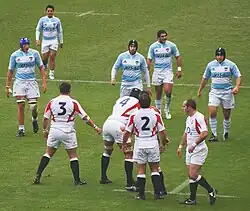 Angleterre-Argentine à Twickenham, le 11 novembre 2006.