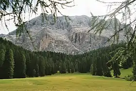 Le Sasso delle Dieci depuis Armantara (nord-ouest).