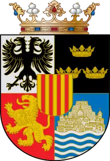 Illustration du blason de la famille Courtès.