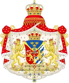 Armoiries du roi Charles XIII de Suède 1814 à 1818.