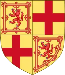 Blason d'Élisabeth de Burgh.