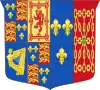 Blason d'Henriette-Marie de France.