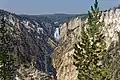 Vue du Grand Canyon de Yellowstone depuis Artist Point.