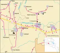 Situation d'Aruchavank.