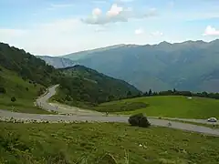 Double virage à 2,5&nbsp;km de l'arrivée.