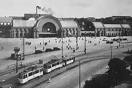 La gare en 1913, conçue par Eliel Saarinen et Herman Gesellius.