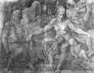 Asmus Jacob Carstens, La Nuit et ses deux enfants, 1795.