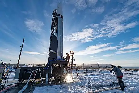 Lanceur Rocket 3 sur le LP-3B