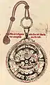 Un astrolabe planisphérique.