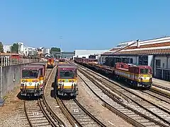 Faisceau de stockage et de préparation des convois de chantiers.