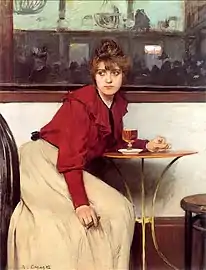 Madeleine au Moulin de la Galette, 1892Ramon CasasMusée de Montserrat.