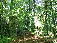 Grilles sempiternellement ouvertes du domaine par le chemin cadastral