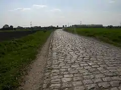 Secteur pavé d'Auchy-lez-Orchies à Bersée