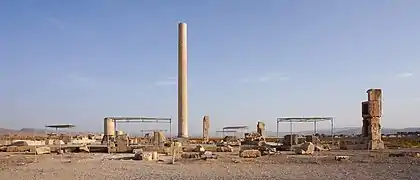 Ruines du « palais S ».