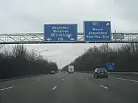 La sortie 19 Nivelles-Sud en direction de Bruxelles.