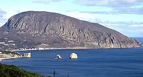 Le mont vu de Gourzouf.