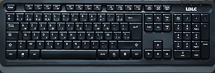 Clavier filaire 105&nbsp;touches « AZERTY+ » du constructeur LDLC.