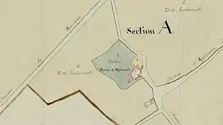Ferme d'Azincourt - époque du Consutat français vers 1800