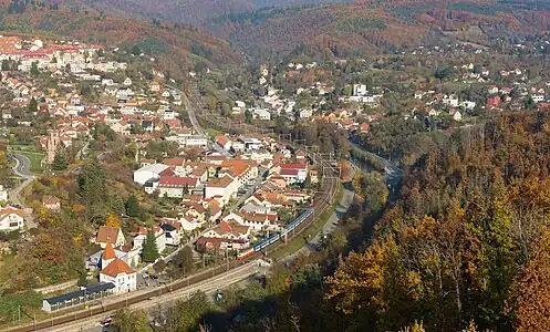 Bílovice nad Svitavou : vue aérienne.