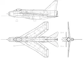 vue en plan de l’avion