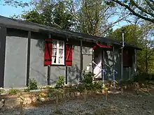 Aspect actuel recouvert de papier bitumé (depuis 2010)