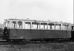 Autorail de Dion Bouton, no&nbsp;24 , ex Tramways de l'Ain.