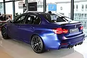 BMW M3 CS avec lèvre de spoiler caractéristique