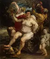 Bacchus, Rubens, vers 1640, musée de l'Ermitage
