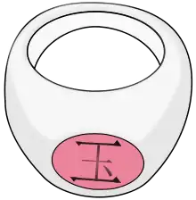 Cette bague appartenait autrefois à Sasori. Tobi la récupéré après la mort de ce dernier.