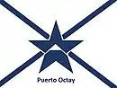 Drapeau de Puerto Octaycommune du Chili