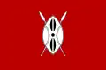 Drapeau des Masaïs (Kenya et Tanzanie).