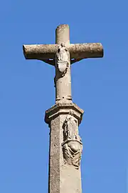 Face ouest de la croix.