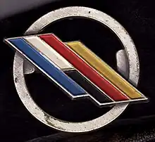 Insigne de béret de la Brigade Franco-Allemande porté par les membres du 110e RI (1998).