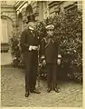 Bernard Baruch et l'amiral Cary Grayson&nbsp;(en).