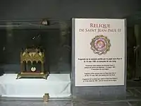 Relique de saint Jean-Paul&nbsp;II.