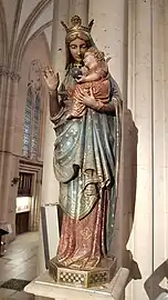 Statue de Vierge à l'Enfant de Henri-Joseph de Triqueti.